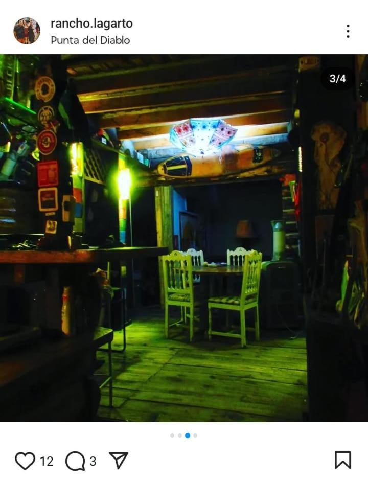 Bed and Breakfast Rancho Lagarto Punta Del Diablo Exterior foto